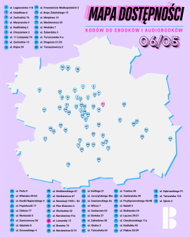 Mapa dostępności kodów do ebooków i audiobooków