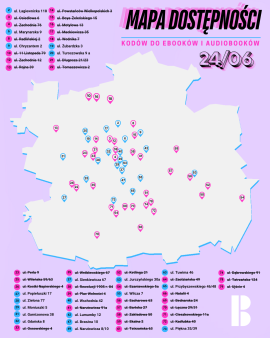 Mapa dostępności kodów do ebooków i audiobooków
