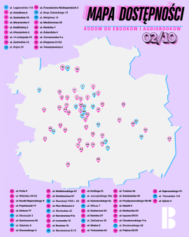 Mapa dostępności kodów do ebooków i audiobooków