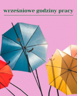 Wrześniowe godziny pracy